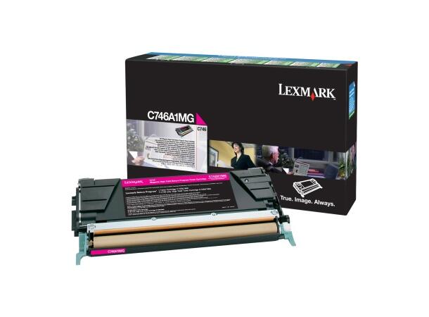 Toner LEXMARK C746A1MG 7K rød 